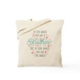 thumbnail image 1 of CafePress - You Are The World Tote Bag - Unisex Canvas Tote Bag, Beige, 1-Piece, 1 of 6
