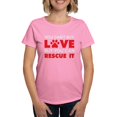 thumbnail image 1 of CafePress - You Can't Buy Love But You Can Recue It T Shirt - Women's Traditional Fit Dark T-Shirt, 1 of 4
