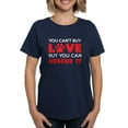 thumbnail image 1 of CafePress - You Can't Buy Love But You Can Recue It T Shirt - Women's Traditional Fit Dark T-Shirt, 1 of 4