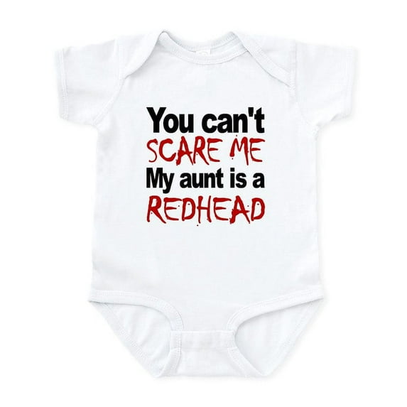 CafePress - You Cant Scare Me My Aunt Is A Redhead Body Suit - Baby Light Bodysuit, Size Newborn - 24 Months