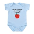 thumbnail image 1 of CafePress - You Cant Scare Me My Mommy Is A Teacher Body Suit - Baby Light Bodysuit, Size Newborn - 24 Months, 1 of 4