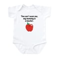 thumbnail image 1 of CafePress - You Cant Scare Me My Mommy Is A Teacher Body Suit - Baby Light Bodysuit, Size Newborn - 24 Months, 1 of 4