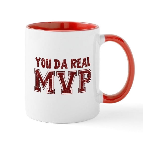 CafePress - You Da Real MVP Mugs - 11 oz Ceramic Mug - Novelty Coffee Tea Cup