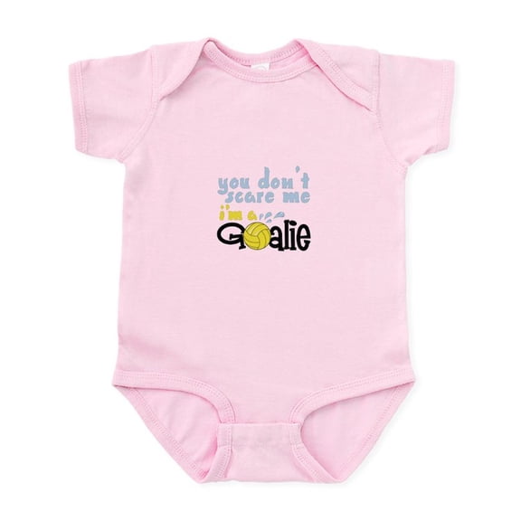 CafePress - You Dont Scare Me Im A Goalie Body Suit - Baby Light Bodysuit, Size Newborn - 24 Months