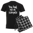 thumbnail image 1 of CafePress - You Had Me At Namaste Men's Dark Pajamas - Men's Dark Loose Fit Cotton Pajama Set, 1 of 7