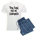 thumbnail image 1 of CafePress - You Had Me At Namaste Men's Light Pajamas - Men's Light Loose Fit Cotton Pajama Set, 1 of 7