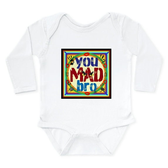 CafePress - You MAD Bro Body Suit - Long Sleeve Cotton Baby Bodysuit