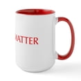 thumbnail image 1 of CafePress - You Matter Opt Red Mugs - 15 oz Ceramic Large White Novelty Mug, 1 of 4
