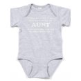 thumbnail image 1 of CafePress - You Mess With My Aunt - Cute Infant Bodysuit Baby Romper, 1 of 1