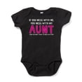 thumbnail image 1 of CafePress - You Mess With My Aunt - Cute Infant Bodysuit Baby Romper, 1 of 1