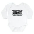 thumbnail image 1 of CafePress - You Mess With My Cousin Body Suit - Long Sleeve Cotton Baby Bodysuit, 1 of 4