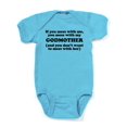 thumbnail image 1 of CafePress - You Mess With My Godmother Body Suit - Cute Infant Bodysuit Baby Romper, 1 of 1