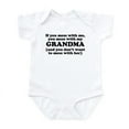 thumbnail image 1 of CafePress - You Mess With My Grandma Body Suit - Baby Light Bodysuit, Size Newborn - 24 Months, 1 of 4