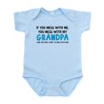 thumbnail image 1 of CafePress - You Mess With My Grandpa Baby Light Bodysuit - Baby Light Bodysuit, Size Newborn - 24 Months, 1 of 4