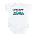 thumbnail image 1 of CafePress - You Mess With My Grandpa Baby Light Bodysuit - Baby Light Bodysuit, Size Newborn - 24 Months, 1 of 4