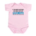thumbnail image 1 of CafePress - You Mess With My Grandpa Baby Light Bodysuit - Baby Light Bodysuit, Size Newborn - 24 Months, 1 of 4