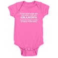 thumbnail image 1 of CafePress - You Mess With My Grandpa - Cute Infant Bodysuit Baby Romper, 1 of 1