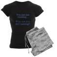 thumbnail image 1 of CafePress - You See Me Reading...Why Are You Still Tal Pajamas - Women's Dark Pajamas, 1 of 4