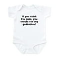 thumbnail image 1 of CafePress - You Should See My Godfather Body Suit - Baby Light Bodysuit, Size Newborn - 24 Months, 1 of 4
