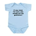 thumbnail image 1 of CafePress - You Should See My Godfather Body Suit - Baby Light Bodysuit, Size Newborn - 24 Months, 1 of 4