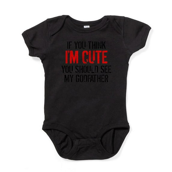 CafePress - You Should See My Godfather Body Suit - Cute Infant Bodysuit Baby Romper - Size Newborn - 24 Months