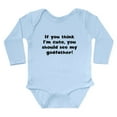 thumbnail image 1 of CafePress - You Should See My Godfather Body Suit - Long Sleeve Cotton Baby Bodysuit, 1 of 4