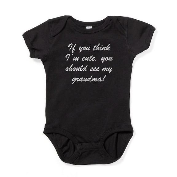 CafePress - You Should See My Grandma - Cute Infant Bodysuit Baby Romper - Size Newborn - 24 Months