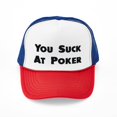 thumbnail image 1 of CafePress - You Suck At Poker - Adjustable Unisex Printed Trucker Hat with Mesh Back, 1 of 10