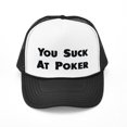 thumbnail image 1 of CafePress - You Suck At Poker - Adjustable Unisex Printed Trucker Hat with Mesh Back, 1 of 8