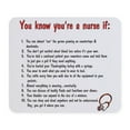 thumbnail image 1 of CafePress - You're A Nurse If... Mousepad - Non-slip Rubber Mousepad, Gaming Mouse Pad, 1 of 6
