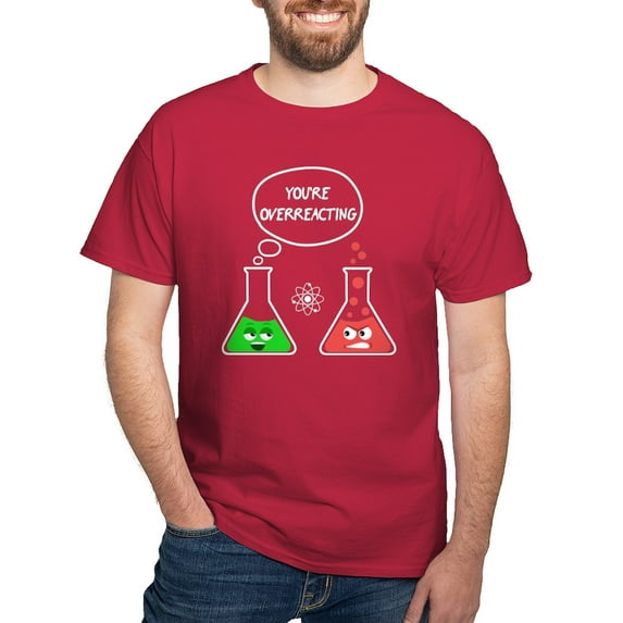 CafePress - You're Overreacting T Shirt - Men's Classic Graphic Cotton T-Shirt