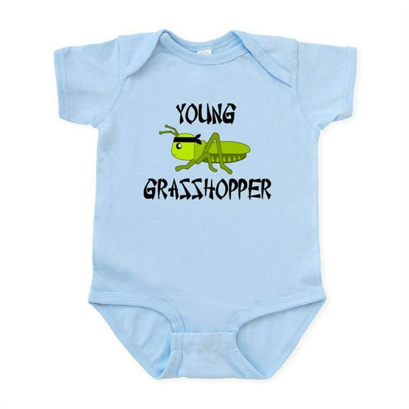 CafePress - Young Grasshopper Challenge Infant Bodysuit - Baby Light Bodysuit, Size Newborn - 24 Months