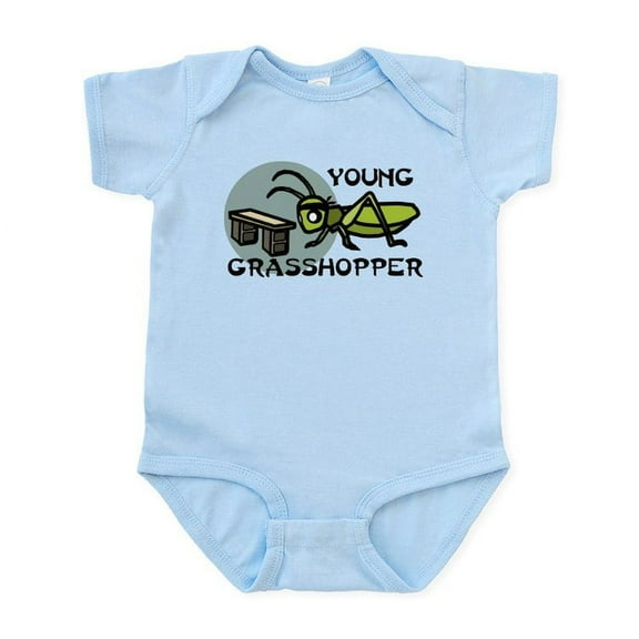 CafePress - Young Grasshopper Infant Bodysuit - Baby Light Bodysuit, Size Newborn - 24 Months