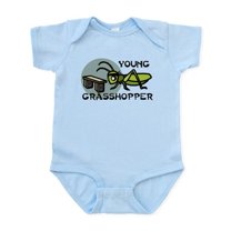 CafePress - Young Grasshopper Infant Bodysuit - Baby Light Bodysuit, Size Newborn - 24 Months