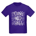 thumbnail image 1 of CafePress - Young Wild And Three Kids Dark T Shirt - Dark T-Shirt Kids XS-XL, 1 of 4
