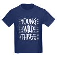 thumbnail image 1 of CafePress - Young Wild And Three Kids Dark T Shirt - Dark T-Shirt Kids XS-XL, 1 of 4