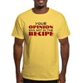 thumbnail image 1 of CafePress - Your Opinion Was Not In The Recipe T Shirt - Men's Classic Graphic T-Shirt, 1 of 4