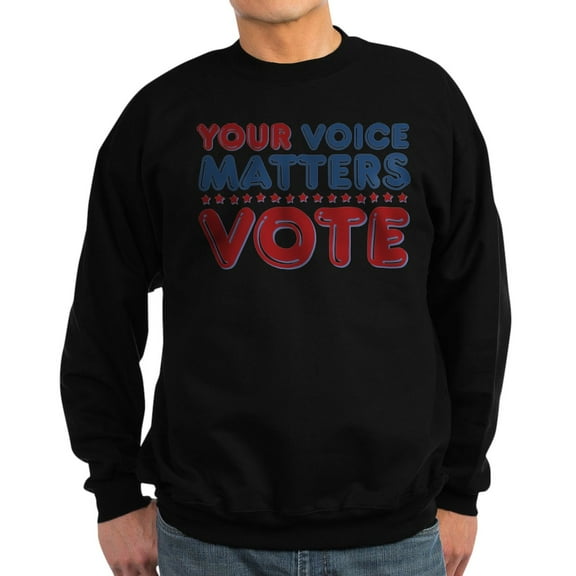 CafePress - Your Voice Matter Sweatshirt - Classic Crew Neck Sweatshirt