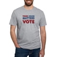 thumbnail image 1 of CafePress - Your Voice Matters Fitted T Shirt - Fitted T-Shirt, Vintage Fit Soft Cotton Tee, 1 of 4
