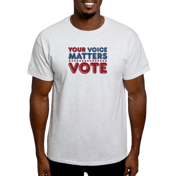 CafePress - Your Voice Matters Light T Shirt - Men's Classic Graphic T-Shirt