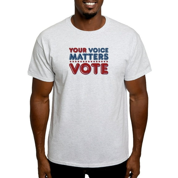 CafePress - Your Voice Matters Light T Shirt - Men's Classic Graphic T-Shirt