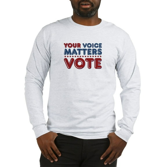 CafePress - Your Voice Matters Long Sleeve T Shirt - Unisex Cotton Long Sleeve T-Shirt