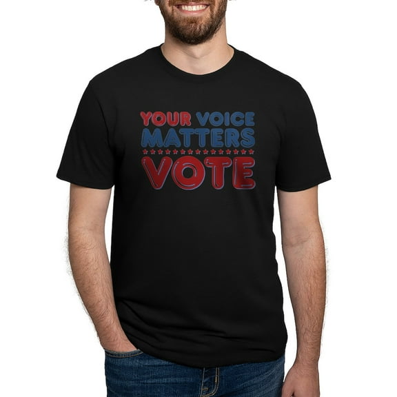 CafePress - Your Voice Matters Mens Tri Blend T Shirt - Mens Tri-blend T-Shirt