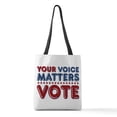 thumbnail image 1 of CafePress - Your Voice Matters - Polyester Tote Bag 16"x16", 1 of 5
