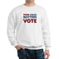 thumbnail image 1 of CafePress - Your Voice Matters Sweatshirt - Crew Neck Sweatshirt, 1 of 4