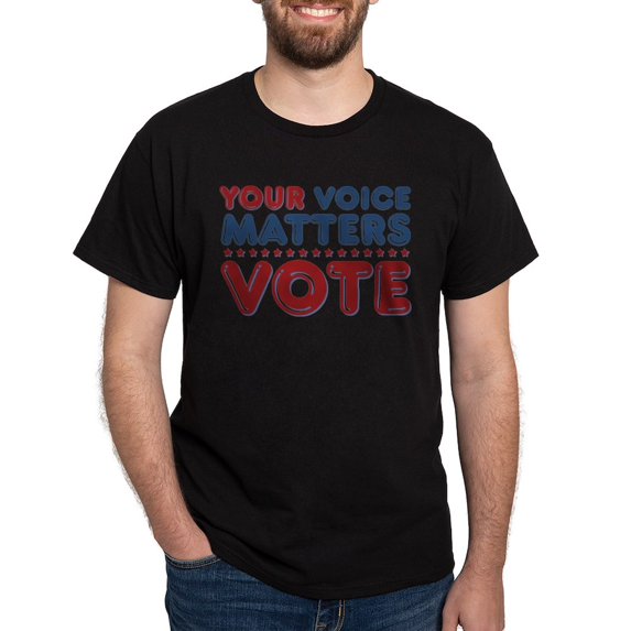 CafePress - Your Voice Matters T Shirt - Men's Classic Graphic Cotton T-Shirt