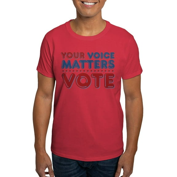 CafePress - Your Voice Matters T Shirt - Men's Classic Graphic Cotton T-Shirt