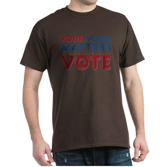 CafePress - Your Voice Matters T Shirt - Men's Classic Graphic Cotton T-Shirt