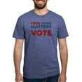 thumbnail image 1 of CafePress - Your Voice Matters T Shirt - Mens Tri-blend T-Shirt, 1 of 4