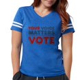 thumbnail image 1 of CafePress - Your Voice Matters T Shirt - Womens Football Shirt, 1 of 4
